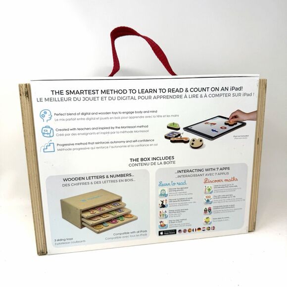 EUC Marbotic Deluxe Wooden Letters Numbers iPad Pre-K Homeschool - Picture 2 of 8